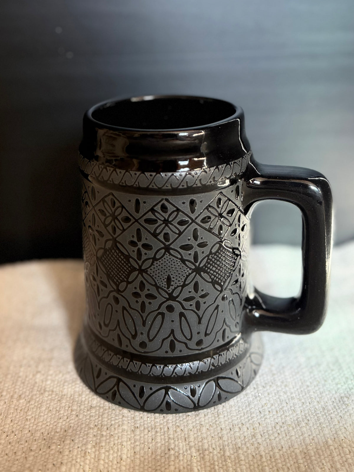 Beer Mug Black