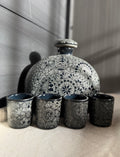 Decanter (Sandi) w/ 4 shoots Black